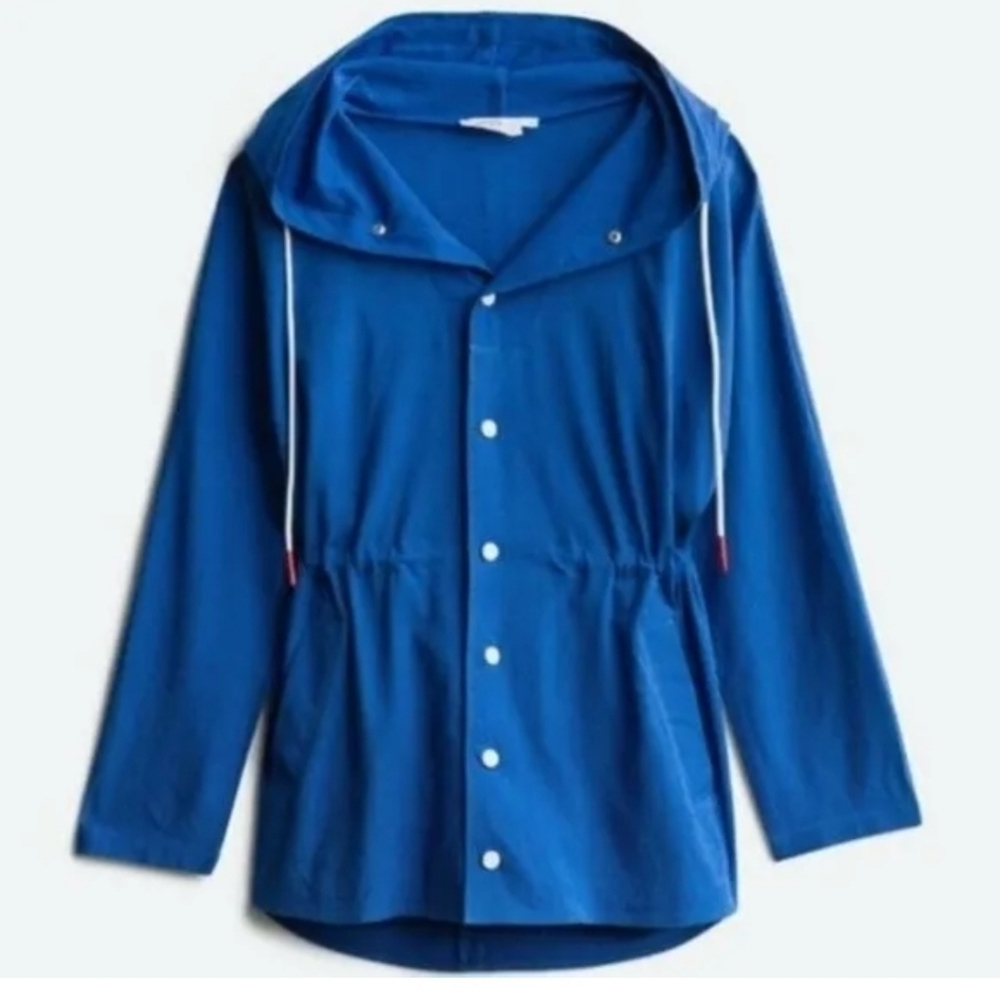 Katie Sturino X StitchFix Gemma Linen Cargo jacket M
